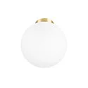 SLV ceiling luminaire SUN 30 round E27 IP20, gold dimmable