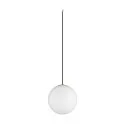 SLV Luminaria colgante SUN 30 con cable abierto, en forma de bala E27 IP20, regulable