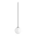 SLV Luminaria colgante SUN 20 con cable abierto, en forma de bala E27 IP20, regulable