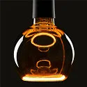 Filamento luminoso FLOATING GLOBE 125 - SMOKEY BLACK- PHASE G125 mate E27 6W 220lm 1900K 330° regulable