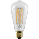 Segula Filamento luminoso RUSIKA SOFT CAGE - PHASE ST64 claro E27 6W 2222K 330° regulable
