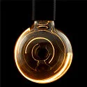 Lámpara LED ILLUSION GLOBE 125 CRESCENT SLANTING - SMOKEY - PHASE G125 mate E27 6W 310lm 1900K 330° CRI 90-100 regulable