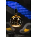 Segula Lámpara LED FLOATING GLOBE 200 - SMOKEY BLACK- PHASE G200 mate E27 6W 300lm 1900K 330° regulable