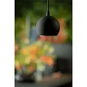 SLV Luminaria colgante de 1 fase LIGHT EYE® 90 GU10 IP20, negro regulable