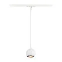 SLV Luminaria colgante de 1 fase LIGHT EYE® 90 GU10 IP20, blanco regulable