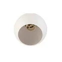 SLV Luminaria colgante trifásica LIGHT EYE® 90 abajo, en forma de bala GU10 IP20, blanco mate regulable