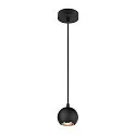 SLV Luminaria colgante LIGHT EYE® 90 GU10 IP20, negro regulable