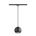 SLV Luminaria colgante de 1 fase LIGHT EYE® 150 GU10 IP20, negro regulable