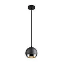 SLV Luminaria colgante LIGHT EYE® 150 GU10 IP20, negro regulable