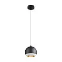SLV Luminaria colgante LIGHT EYE® 150 GU10 IP20, negro regulable