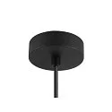 SLV Luminaria colgante LIGHT EYE® 150 GU10 IP20, negro regulable