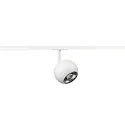 SLV Foco monofásico LIGHT EYE® 150 giratorio, giratorio GU10 IP20, blanco regulable