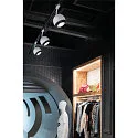 SLV Foco monofásico LIGHT EYE® 150 giratorio, giratorio GU10 IP20, blanco regulable
