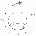 Foco monofásico LIGHT EYE® 150 giratorio, giratorio GU10 IP20