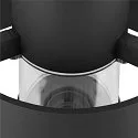 SLV Luminaria de pie para exteriores PHOTONI CYL POLE 75 cilíndrico, resistente a los impactos E27 IP65, negro mate regulable