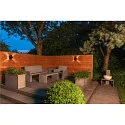 SLV Luminaria de pared para exteriores PHOTONI CYL cilíndrico, semicircular E27 IP65, negro mate regulable