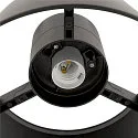 SLV Luminaria de techo para exteriores PHOTONI CYL cilíndrico, con espaciador E27 IP65, negro mate regulable