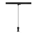 SLV Luminaria colgante trifásica PURI 2.0 BASIC GU10 IP20, negro regulable