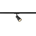 Foco monofásico PURI 2.0 - DOME semicircular, ajustable GU10 IP20, negro regulable
