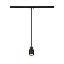 Luminaria colgante de 1 fase PURI 2.0 - TUBE cilíndrico GU10 IP20, negro regulable