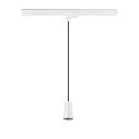 SLV Luminaria colgante trifásica PURI 2.0 - CONE cónico GU10 IP20, blanco regulable