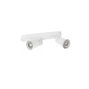 SLV Luminaria de pared y techo PURI 2.0 - CONE de 2 llamas, asimétrico GU10 IP20, blanco regulable
