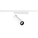 SLV Foco monofásico GRIP! M PHASE DTW giratorio, para estación de trabajo VDU, Dim-To-Warm IP20, blanco regulable
