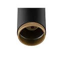 SLV Foco monofásico GRIP! L GU10 giratorio, giratorio GU10 IP20, negro regulable