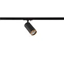 SLV Foco monofásico GRIP! L GU10 giratorio, giratorio GU10 IP20, negro regulable