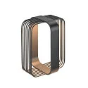 outdoor floor lamp GRID CUBE, anthracite, black 