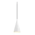 Luminaria colgante MAGICO 20 E27 IP20, blanco mate regulable