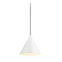 Luminaria colgante MAGICO 38 E27 IP20, blanco mate regulable