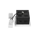 SLV Luminaria empotrable para techos KADUX SINGLE de 1 llama, controlable por DALI, giro cardánico IP20, blanco regulable