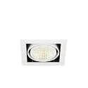 SLV Luminaria empotrable para techos KADUX SINGLE de 1 llama, controlable por DALI, giro cardánico IP20, blanco regulable