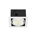 SLV Luminaria empotrable para techos KADUX SINGLE de 1 llama, controlable por DALI, giro cardánico IP20, blanco regulable