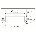 SLV Luminaria empotrable para techos KADUX DOUBLE de 2 llamas, controlable por DALI, giro cardánico IP20, blanco regulable