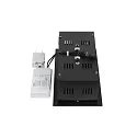 SLV Luminaria empotrable para techos KADUX DOUBLE de 2 llamas, controlable por DALI, giro cardánico IP20, negro regulable