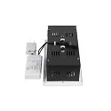 SLV Luminaria empotrable para techos KADUX DOUBLE de 2 llamas, controlable por DALI, giro cardánico IP20, blanco regulable