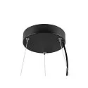 SLV Luminaria colgante MEDO® RING 60 PHASE para estación de trabajo VDU, CCT Switch IP20, negro regulable