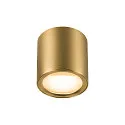 SLV Luminaria de techo OCULUS PHASE DTW redondo, Dim-To-Warm, ajustable, con la óptica del lente IP20, latón cepillado regulable