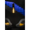 SLV Bombillas Edison en forma de pera ST64 FILAMENT CURLY GOLD conmutable ST64 claro E27 4W 250lm 1800K 325° CRI >80 