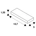 SLV Fuente de alimentación LED 24V / 24W constante de voltaje, conmutable