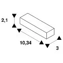 SLV Fuente de alimentación LED 15W / 100-700MA, DALI controlable por DALI, corriente constante, ajustable