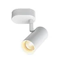 SLV Luminaria de pared y techo NOBLO® SINGLE PHASE de 1 llama, redondo IP20, blanco regulable