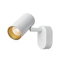 SLV Luminaria de pared y techo NOBLO® SINGLE PHASE de 1 llama, redondo IP20, blanco regulable