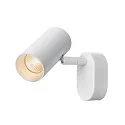 SLV Luminaria de pared y techo NOBLO® SINGLE PHASE de 1 llama, redondo IP20, blanco regulable