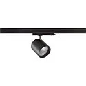 SLV Luminaria trifásica TRACKSPOT C 17 50° ajustable, conmutable IP20, negro, barnizado 
