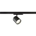 Luminaria trifásica TRACKSPOT C 29 50° ajustable, conmutable IP20, negro, barnizado 