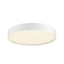 SLV Luminaria de techo DECONA 42 CL redondo, con sensor, apto para puestos de trabajo VDU IP44, blanco, barnizado 