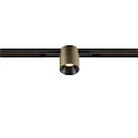 SLV track spot FIXT-IT! round, built-in version, suitable for VDU workstation IP20, bronze, black, lacquered dimmable